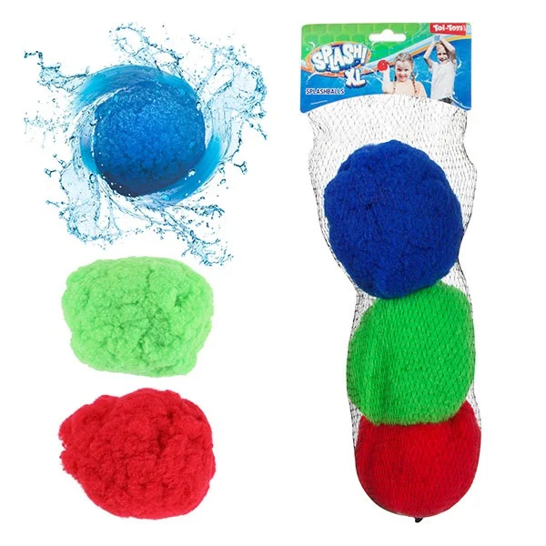 Toi Toys SPLASH super splash míčky XL 15 cm - 3 kusy v síťce