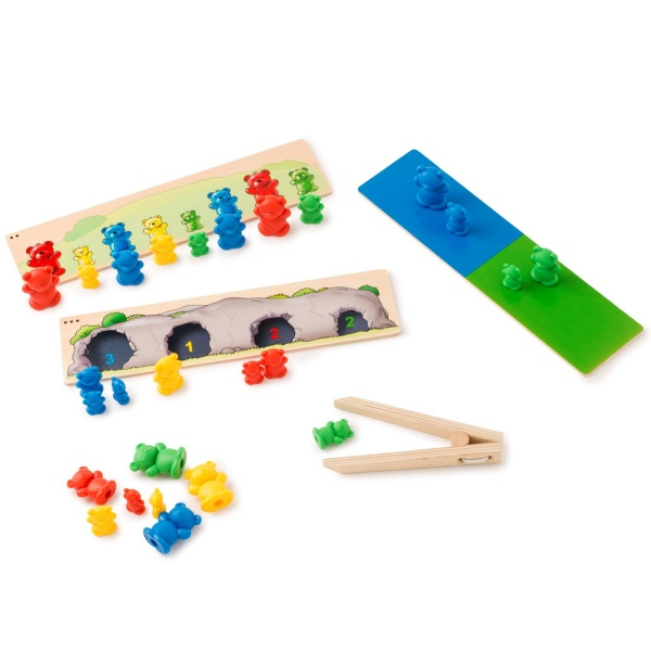 Toys for life - Třídění medvídků podle velikosti Montessori