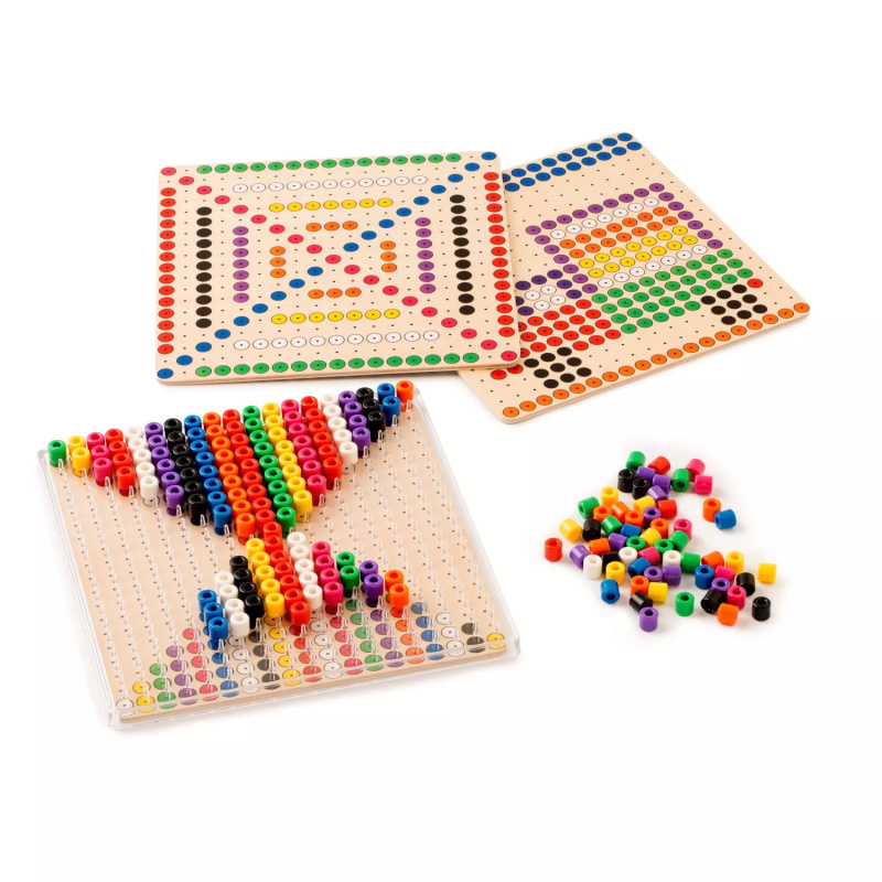 Toys for life - Stavění z korálků Montessori