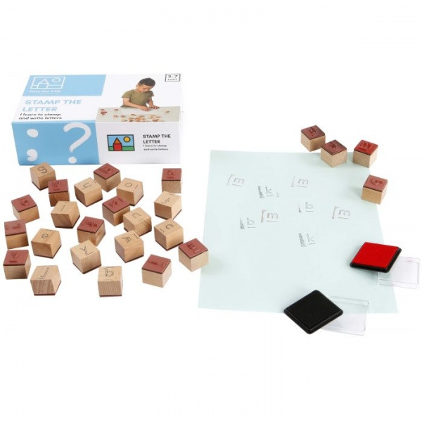Toys for life - Razítka, malá abeceda Montessori