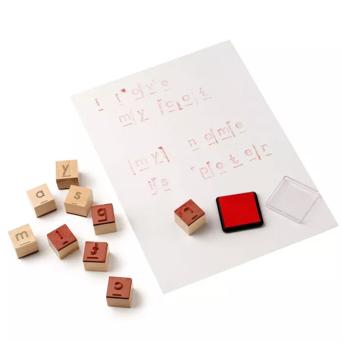 Toys for life - Razítka, malá abeceda Montessori