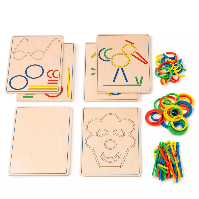Toys for life - Učíme se tvary a barvy Montessori