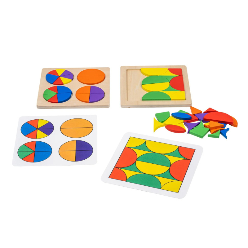 Toys for life - Barevná mozaika s předlohami Montessori