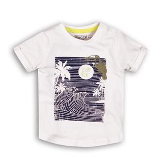 Dirkje dětské tričko s krátkým rukávem tropical toucan do it bílé