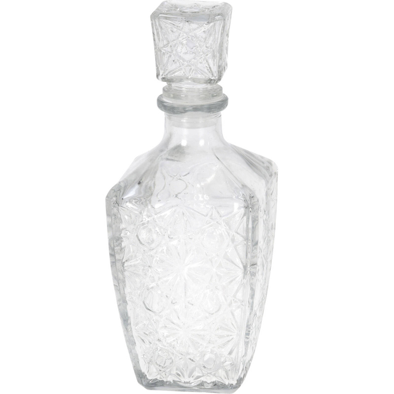 EH Excellent Houseware Skleněná karafa se zátkou, 900 ml transparentní