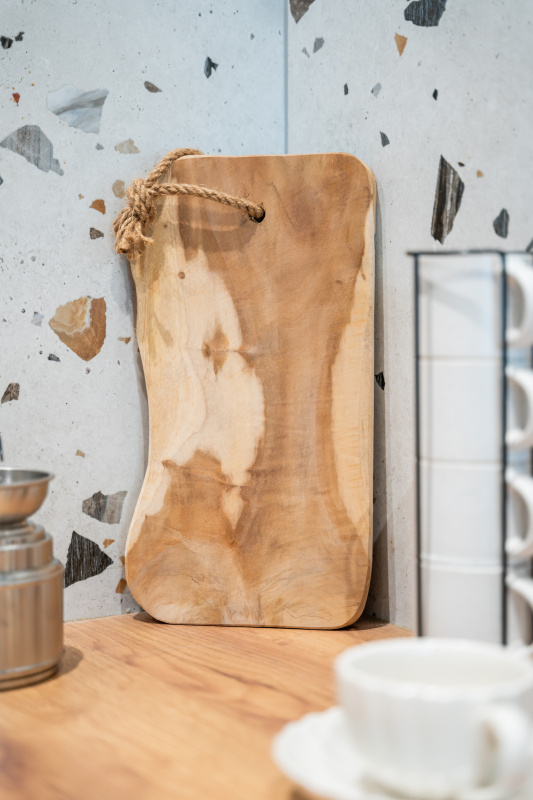 Home Styling Collection Koopman Dekorativní týkový zásobník, rákosí deska, Svíčka hnědý