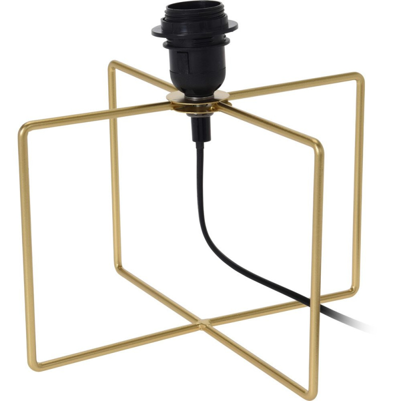 Home Styling Collection Kovová stolní lampa ve zlaté barvě LOFT, 25 cm zlato