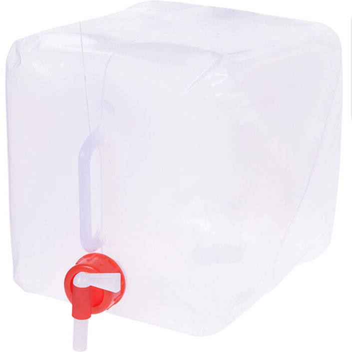 Redcliffs Outdoor Kanystr na vodu s kohoutkem, skládací, 5 litrů bílý