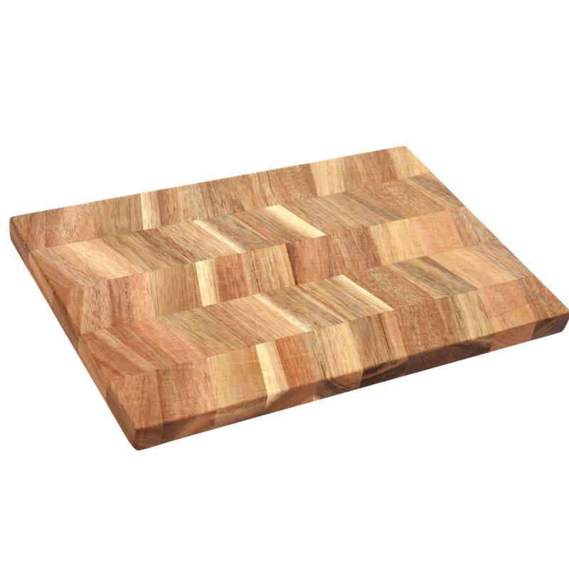 EH Excellent Houseware Kuchyňské prkénko na krájení, 26 x 19 cm, akátové dřevo hnědá