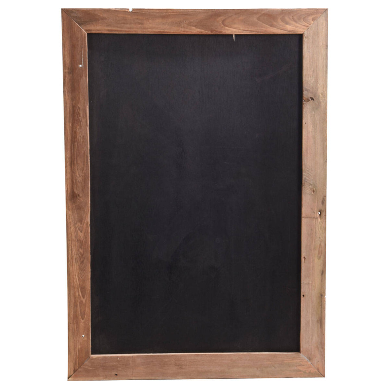 Home Styling Collection Křídová tabule s dřevěným rámem, 100 x 70 cm černá