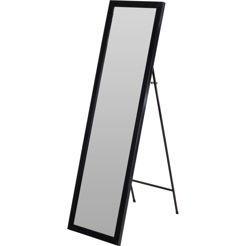 Home Styling Collection Obdélníkové zrcadlo 126 cm, černé černá