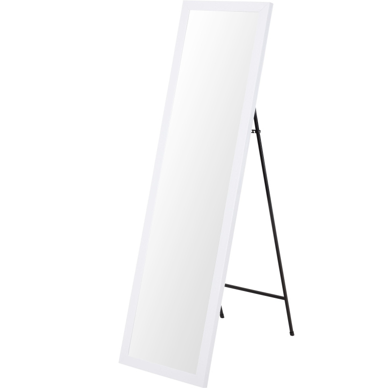 Home Styling Collection obdélníkové zrcadlo 126 cm, bílé bílá