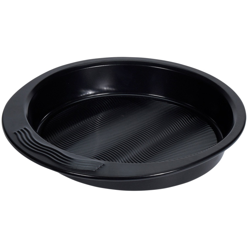 EH Excellent Houseware Kulatý plech na pečení Ø 25 cm, kovový černá