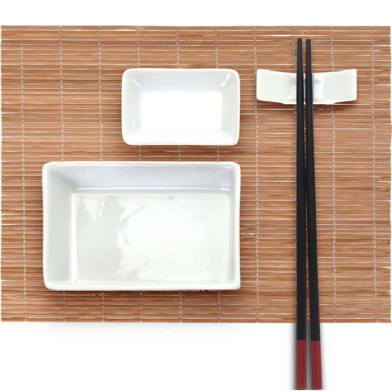 EH Excellent Houseware Excellent Sushi set keramika bambus sada 10 ks KO-210000660 vícebarevná