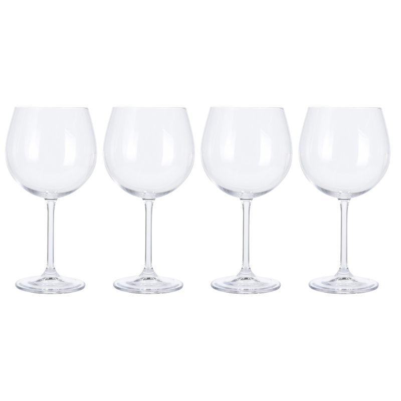 EH Excellent Houseware Sklenice na gin MANI, 4 kusy transparentní