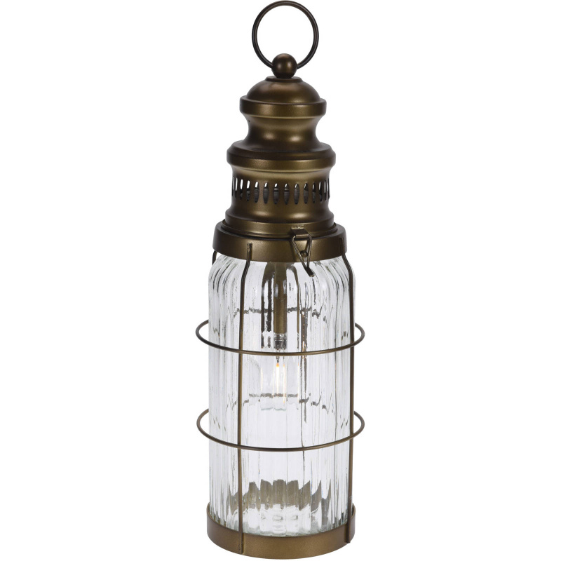 Home Styling Collection Lucerna led vintage, 38 cm hnědá