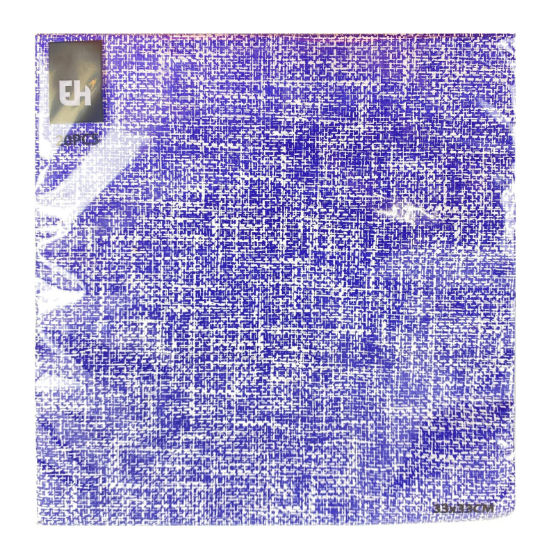 EH Excellent Houseware Papírové ubrousky, modré, 33 x 33 cm, 20 kusů, vzhled látky vícebarevný