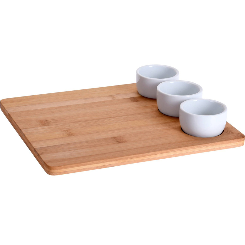 EH Excellent Houseware Excellent Sushi set porcelán bambus 4 ks KO-784230630 hnědá