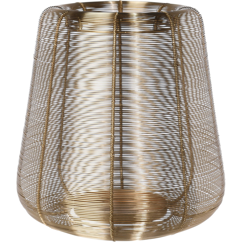 Home Styling Collection Kovová dekorační lucerna, 28 x 29 cm, zlatá zlatá