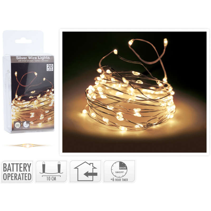 Koopman LED Čajové svíčky, plápolající, teple bílé, sada 2 ks