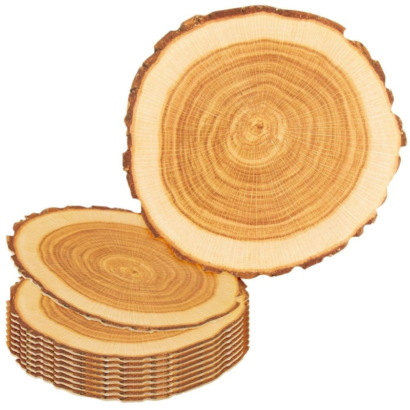 Orion Podtácek papír WOODEN 10cm 10 ks
