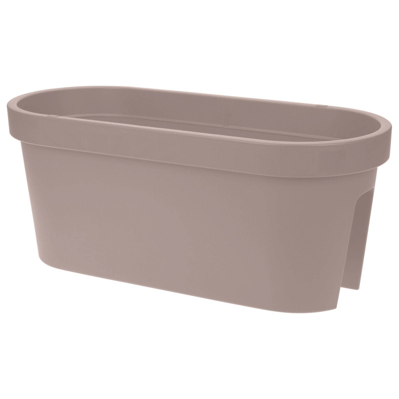 Home Styling Collection Balkonový květináč, 60 x 28 x 25 cm, černý béžová