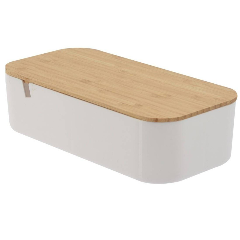 Bathroom Solutions Kosmetický organizér se zrcadlem, 26 x 13 x 7 cm, bílý bílá