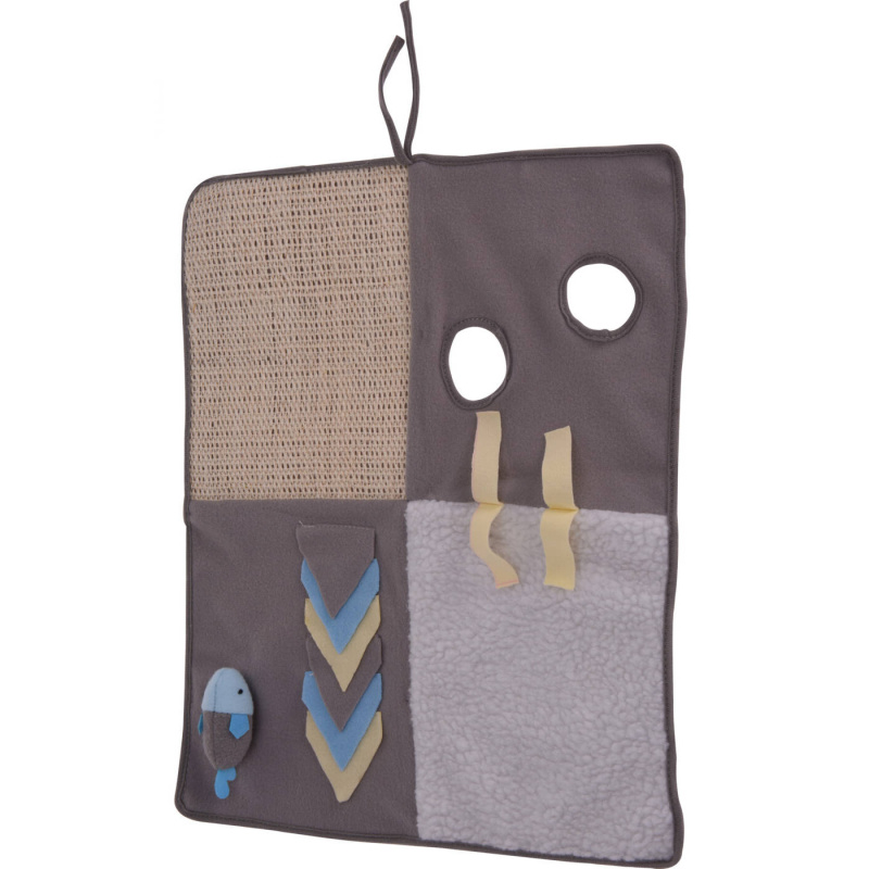 EH Excellent Houseware Rohož na hraní pro kočky, 22,5 x 30,5 cm, hnědá vícebarevná
