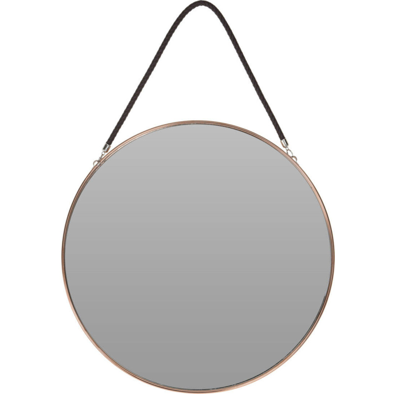 Home Styling Collection Dekorativní zrcadlo, závěsné, zlatý rám, Ø 38 cm zlatý