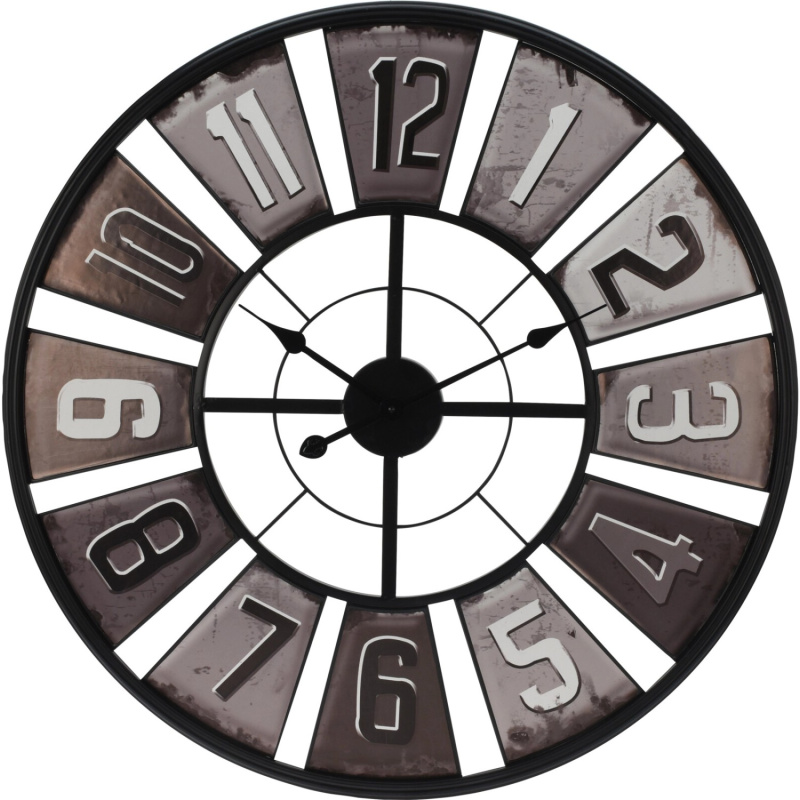 Koopman Hodiny nástěnné dřevěné, zvířátka, různé druhy, 1 ks, pr. 28 cm