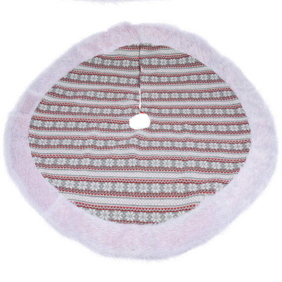 Home Styling Collection Koberec pod vánoční stromeček SKIRT KNITTED, 100 cm vícebarevná