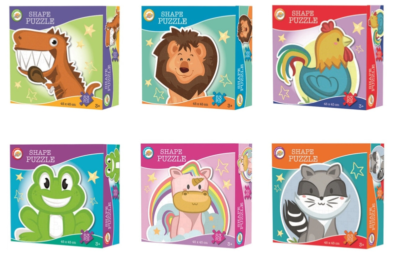 Dětské puzzle 53 dílků různé motivy