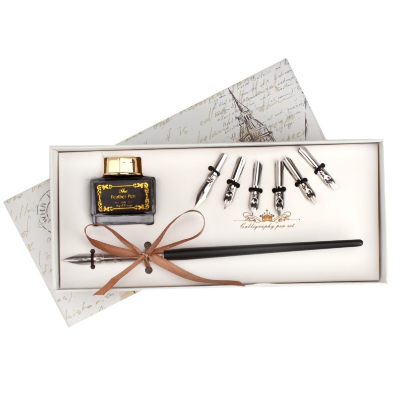 Nassau fine art dárková kaligrafická sada 9 dílná