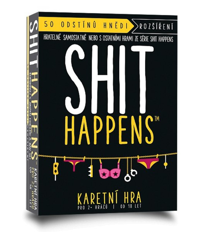 Shit Happens: 50 odstínů hnědi (samostatně hratelné rozšíření) - hra z kategorie Party hry