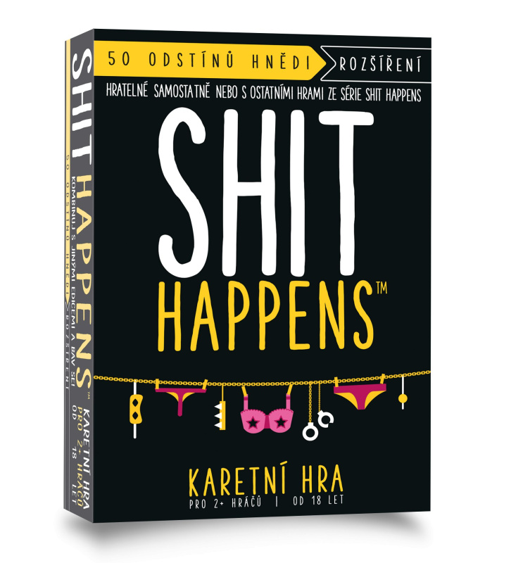 Shit Happens: 50 odstínů hnědi (samostatně hratelné rozšíření) - hra z kategorie Party hry