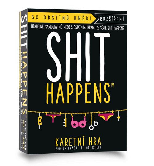 Shit Happens: 50 odstínů hnědi (samostatně hratelné rozšíření) - hra z kategorie Party hry