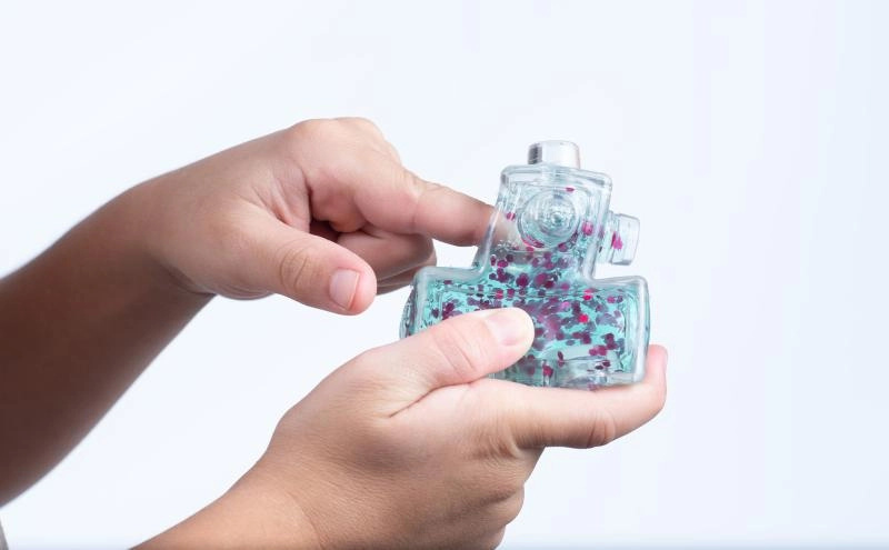 Fidget Blox Touch - Mačkej mě - zelená