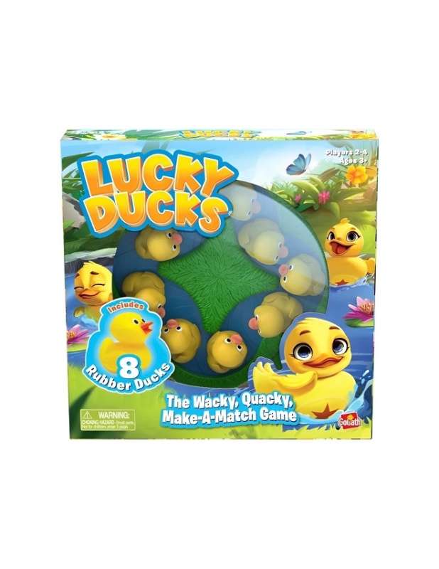 lucky ducks – interaktivní hra s kachničkami pro děti od 3 let od goliath games