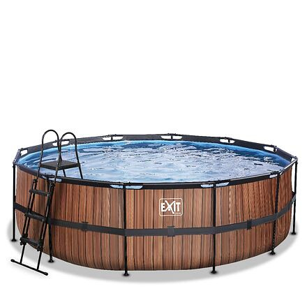 EXIT Frame Pool o450x122cm (12v Sand filter) – Timber Style