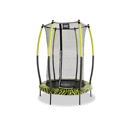 EXIT TOYS Juniorská trampolína EXIT Tiggy s pojistkou ø140cm - černá / zelená