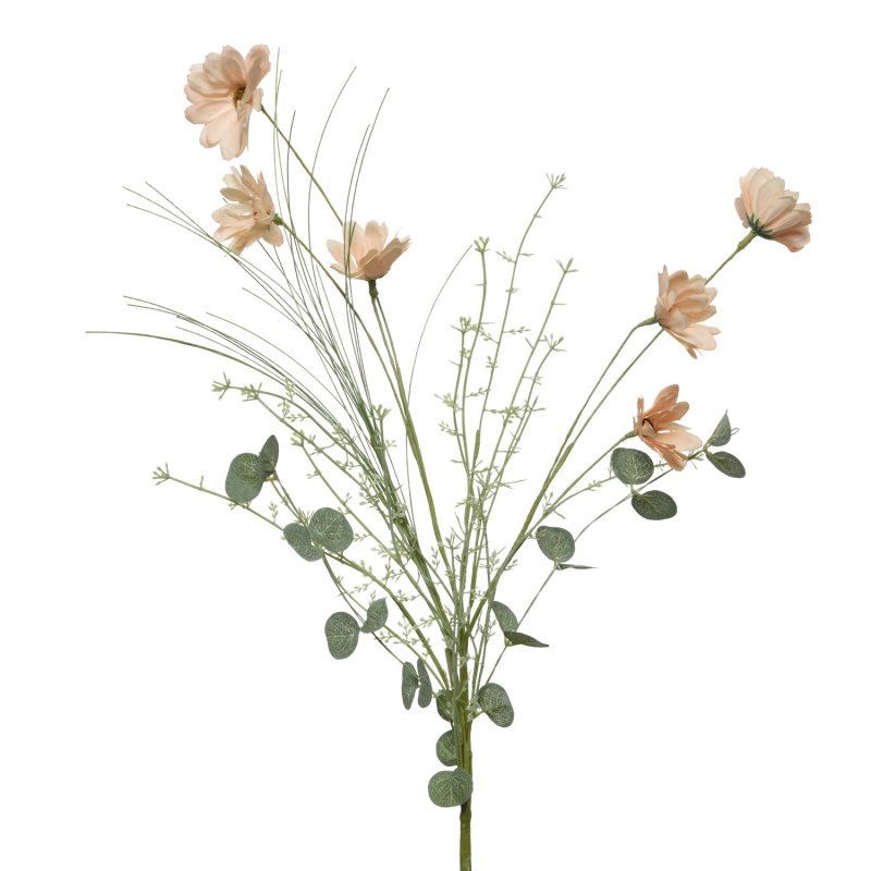 Umělá květina jiřina, růžová, 65 cm