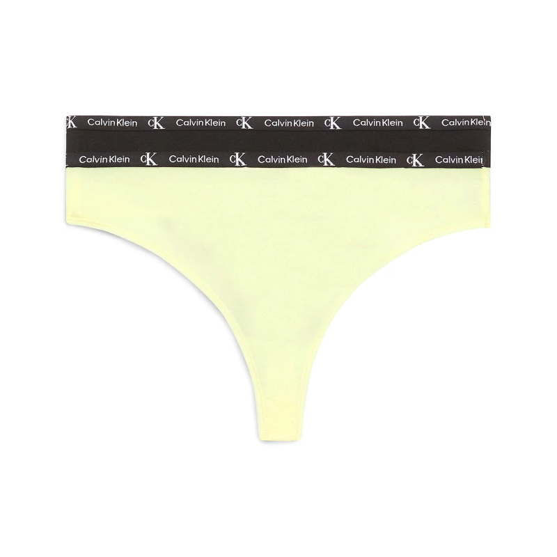 Dámská tanga 1996 2Pack QD3990E-BP5 - Calvin Klein L