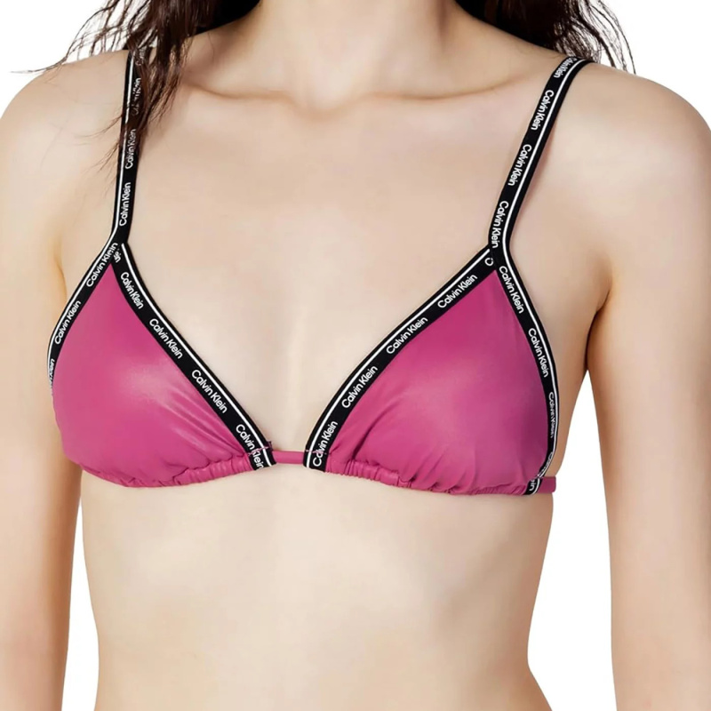 Dámský vrchní díl plavek Core Logo KW0KW01977-VUX - Calvin Klein L