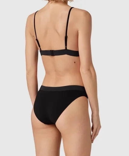 Dámský vrchní díl plavek  KW02029 BEH černá - Calvin Klein černá L