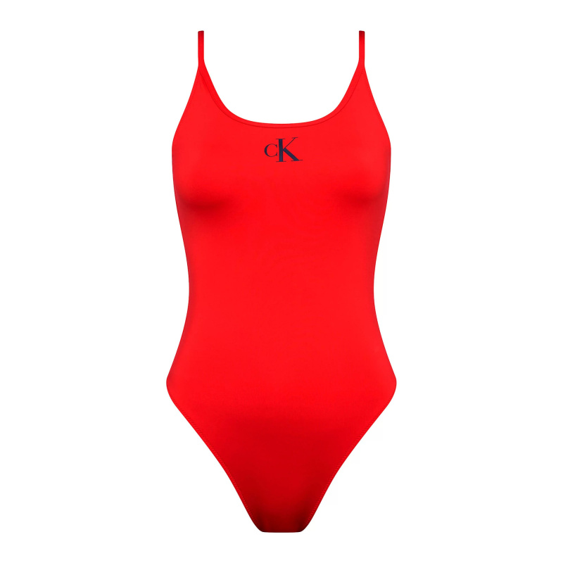 Dámské jednodílné plavky KW0KW01997-XNE - Calvin Klein L