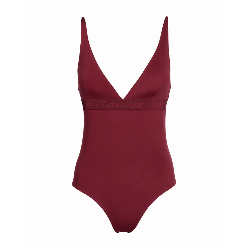 Dámské jednodílné plavky KW0KW02137-XN0 - Calvin Klein S