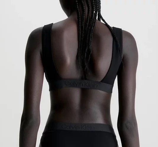 Dámský vrchní díl plavek KW02038 BEH černá - Calvin Klein černá L