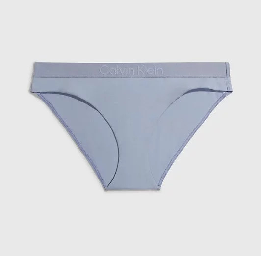 Dámský spodní díl plavek KW02032 DBS světle modrá - Calvin Klein  světle modrá L