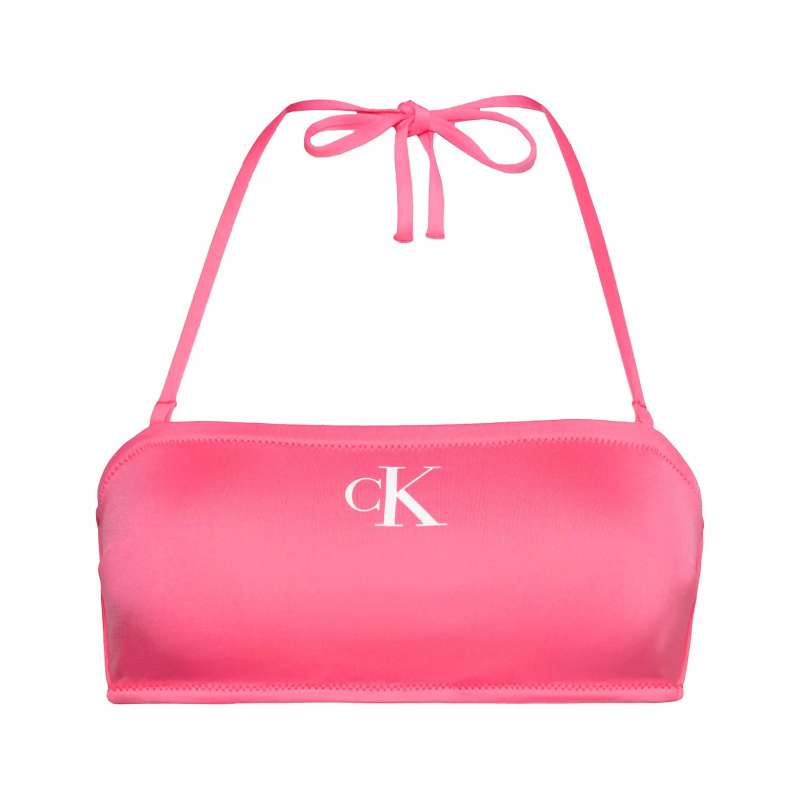 CK Monogram Dámský vrchní díl plavek KW0KW01972-XI1 - Calvin Klein L