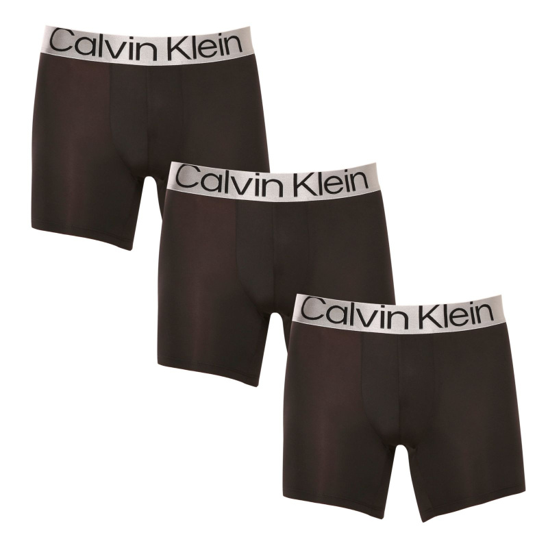 3PACK pánské boxerky Calvin Klein černé (NB3075A-7V1) L, trenky / trenýrky